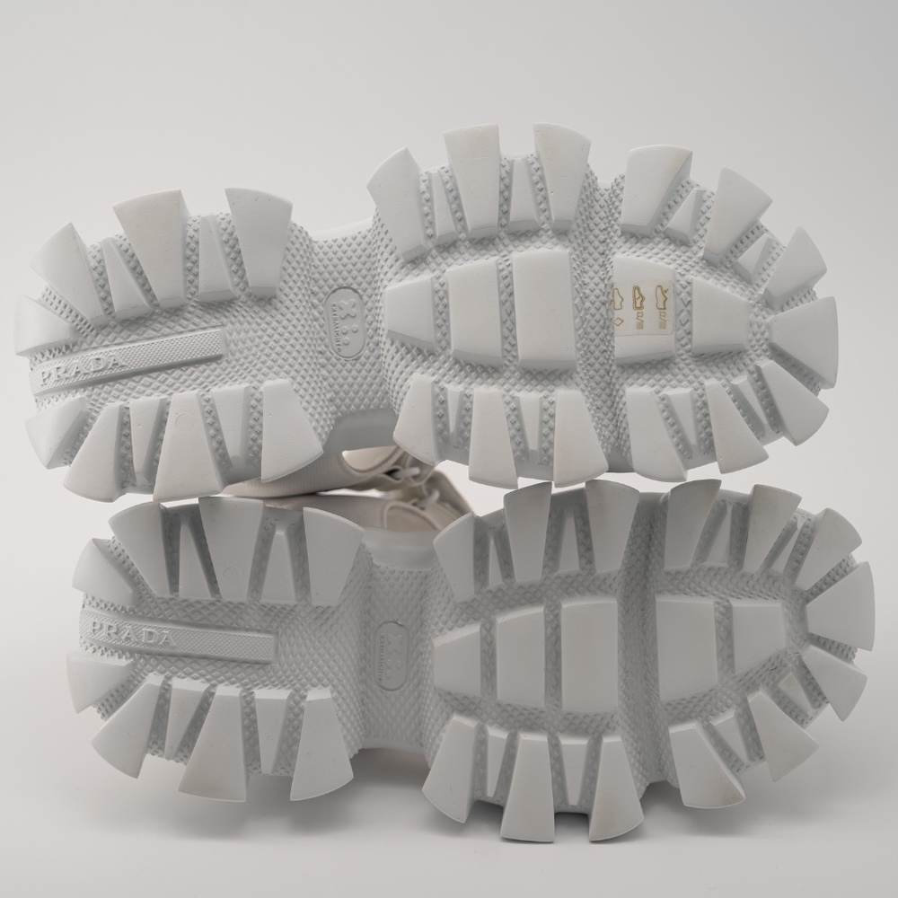 size 8 / 9us Prada Cloudbust Thunder Sandal White Re-Nylon - Picture 6 of 14